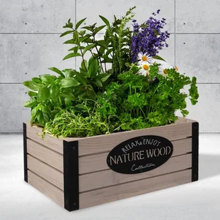 Orion Skrzynka drewniana skrzynia pojemnik NATUREWOOD 31x21x13cm do przechowywania koszyk na warzywa owoce 731042 - Pudła i pojemniki do przechowywania - miniaturka - grafika 7