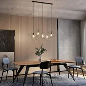 Lampy sufitowe - Lucande Lucande Andrik lampa wisząca, 5-pkt., okręgi - miniaturka - grafika 1