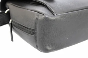 BETLEWSKI (PL) Ekskluzywna Torba Męska Skórzana BETLEWSKI Skóra Naturalna Średnia TBG-YM-205 CZARNY 30 x 26 x 9 [cm] - Torby męskie - miniaturka - grafika 10