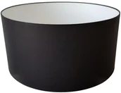 Oprawy, klosze i abażury - TK Lighting Abażur 9980 walec 50 x 25 cm tkanina czarny E27 - miniaturka - grafika 1