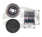 Inne akcesoria audio-wideo - Gates oap7124 generator kołowrotek z wolnym biegiem GATOAP7124 - miniaturka - grafika 1