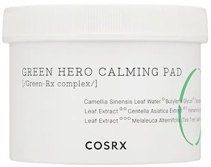 Cosrx COSRX One Step Green Hero Calming Pad Płatki Złuszczające 70 Sztuk COS-0479 - Peelingi i scruby do twarzy - miniaturka - grafika 2