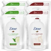 Mydła - Dove Nawilżające Mydło w płynie Zapas 4 x 500ml - miniaturka - grafika 1