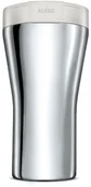 Kubki termiczne - Alessi A di CAFFA Kubek Termiczny ze Stali Polerowanej - Biały GIA24 W - miniaturka - grafika 1