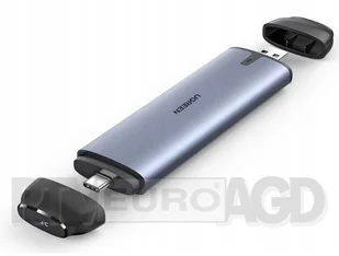 Ugreen Ugreen kieszeń na dysk SSD M.2 obudowa dysku USB Typ C 3.2 Gen 1 (SuperSpeed USB 5 Gbps) B key szary (CM298 70533) CM298 70533 - Adaptery i przejściówki - miniaturka - grafika 3