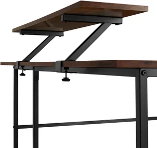 tectake Biurko narożna Melrose - industrialny ciemny 404229 - Biurka - miniaturka - grafika 5