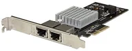 Adaptery i przejściówki - Startech TARJETA DE Red PCI Express con 2 puertos 10 GBASE-T  TARJETA DE Red PCI-E DE 10 GB nbase-T con Chip Set X550 DKT3CH3APDB - miniaturka - grafika 1