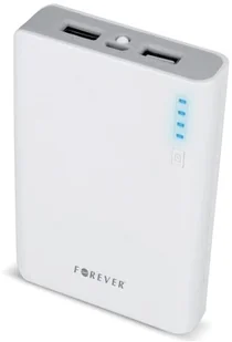 Forever Power Bank 10000 mAh 2xUSB BAEPOWER10400TF) Szara/Biała - Akcesoria do tabletów i e-booków - miniaturka - grafika 2