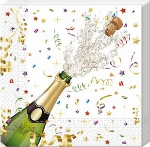 Procos Serwetki "Nowy Rok", PROCOS, 33 cm, 20 szt 86849 - Sylwester - miniaturka - grafika 3