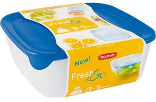 CURVER Zestaw pojemników CURVER 182206 3 sztuki) 182206 - Akcesoria i części AGD CURVER Zestaw pojemników CURVER 182206 3 sztuki) 182206 - Akcesoria i części AGD - miniaturka - grafika 2