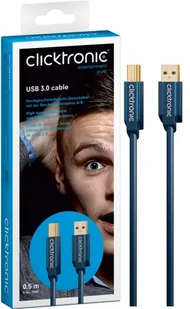 Clicktronic Kabel USB 3.0 70092 [1x Złącze męskie USB 3.0 A 1x Złącze męskie USB 3.0 B] 1.80 m niebieski - Kable USB - miniaturka - grafika 4