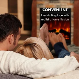 Klarstein Lienz, , 1800 W, Polystone, FP6- Kaprun-ODM - Kominki elektryczne - miniaturka - grafika 3