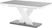 Stoły - Hubertus Stół XENON LUX 160256 x89 szary połysk/biały połysk rozkładany HS-XENON-LUX-GW - miniaturka - grafika 1