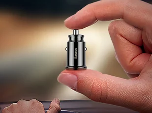 Baseus Baseus Grain ładowarka samochodowa 2x USB 5V 3.1A black (CCALL-ML01) - Ładowarki samochodowe - miniaturka - grafika 8