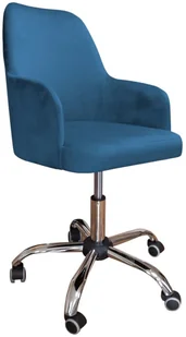 Fotel biurowy, krzesło biurowe ATOS Fotel obrotowy Westa MG33 niebieski - Fotele i krzesła biurowe - miniaturka - grafika 2