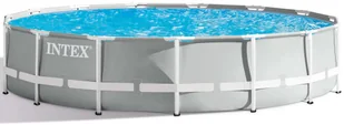 Intex Basen z zestawem akcesoriów Prism Frame, 457x107 cm, 26724GN vidaXL - Baseny ogrodowe - miniaturka - grafika 6