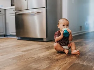 Silikids, Kubek z Ustnikiem, Teal/Lime - Kubki dla dzieci - miniaturka - grafika 7