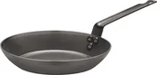 Patelnie - NoName Patelnia patelnia 24 cm stal nierdzewna czarna twm_636856 - miniaturka - grafika 1