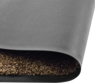 vidaXL Wycieraczka z możliwością prania, brązowa, 60 x 90 cm - Wycieraczki - miniaturka - grafika 3