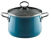 Naczynia żaroodporne - Riess Garnek ceramiczny turkusowy 4l Aquamarin seria Premium 0701-010 - miniaturka - grafika 1