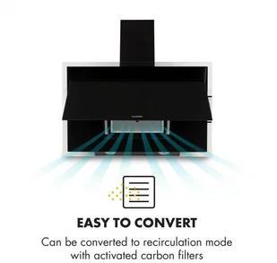 Klarstein Mirage 90 Czarny (CGCH3-Mirage-90) - Okapy kuchenne - miniaturka - grafika 6