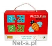 Puzzle - DOBRA FIRMA Puzzle Cyferki Chrobaczki 300116 - miniaturka - grafika 1