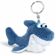 Breloki - NICI NICI Brelok do kluczy pluszowy rekin 10 cm  pluszowe zwierzątko rekin przywieszka do przytulania z kółkiem na klucze, pęk kluczy, brelok do kluczy i brelok  zawieszka rekina do torebki  45351 45351 - miniaturka - grafika 1