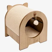 Legowiska dla kotów - CATIT CATIT Legowisko z drapakiem dla kota Vesper Minou |Dwie saszetki karmy Happy Cat GRATIS! - miniaturka - grafika 1