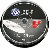 Nośniki danych - HP BD-R 6x dyski Blu-Ray, 25 GB - 10 tortów BRE00071-3 - miniaturka - grafika 1
