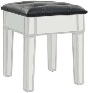 vidaXL Lustrzana toaletka ze stołkiem, MDF i szkło - Toaletki - miniaturka - grafika 8