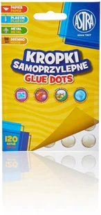 Astra Kropki Samoprzylepne Przeźroczyste 13 mm 401119002 - Przybory szkolne - miniaturka - grafika 2