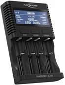 Ładowarki i akumulatory - Ansmann do akumulatorów AA/AAA/C/D NiMH & Li-Ion 18650/26650 (ładowanie/rozładowanie/testowanie) Powerline 4 Ultra, czarna 1001-0080 - miniaturka - grafika 1