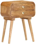 Szafki nocne - vidaXL Szafka nocna, 43x30x58 cm, lite drewno mango - miniaturka - grafika 1
