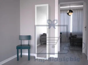 SZAFA DUO LUSTRO WIESZAK PRZEDPOKÓJ BIEL MAT - Meble do przedpokoju - miniaturka - grafika 2