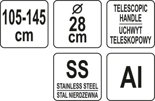 Flo ZBIERACZ DO ORZECHÓW ROZKŁADANY 105-145 X 28 CM - Pozostałe narzędzia ogrodowe - miniaturka - grafika 5