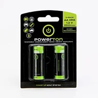 Baterie i akcesoria - powerton Baterie Ni-MH, AA ładowarka, 1.2V, 2500mAh, Powerton, blistr, 2-pack, cena za 1 sztukę AB012WPCAAB2 - miniaturka - grafika 1