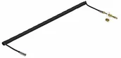 Kable - Delock Kabel spiralny przedłużacz 3,5 mm 3-pinowa wtyczka jack do gniazda jack z adapterem śrubowym 6,35 mm 5 m 85834 - miniaturka - grafika 1