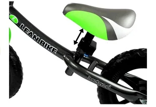 LEANToys   Rower biegowy CORRADO Zielony 2607 - Jeździki dla dzieci - miniaturka - grafika 4