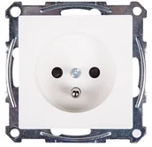 Gniazdka elektryczne - Schneider Electric Polska sp. z o.o. Merten System M Gniazdo pojedyncze z/u 16A IP20 z przesłonami antracyt MTN2600-0414 - miniaturka - grafika 1