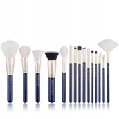 Pędzle do makijażu - Jessup T476 Prussian Blue/golden Zestaw 15 Pędzli - miniaturka - grafika 1
