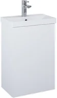 Szafki łazienkowe - Elita Kido szafka podumywalkowa + umywalka set) 45 1D WHITE MATT PDW 168378 - miniaturka - grafika 1