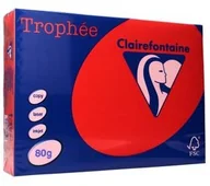 Papier do drukarek - Emerson Papier ksero A4 80g czerwony koral Trophee 8175 EM2113 - miniaturka - grafika 1