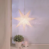 Ozdoby bożonarodzeniowe - Best Season Wisząca papierowa Gwiazda ROMANTIC STAR - miniaturka - grafika 1