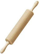 Pozostałe akcesoria kuchenne - Dr. Oetker wałek do ciasta z metalową osią, z drewna bukowego, do wałkowania ciasta, stabilny i trwały, wymiary:  6,5 x 43 cm, 1 sztuka 1632 - miniaturka - grafika 1