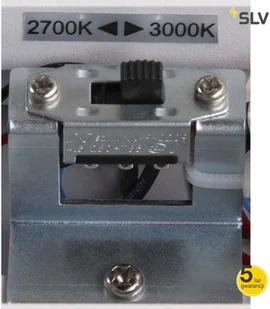 Spotline SLV DIRETO 60 WL wewnętrzna lampa ścienna natynkowa LED biała przełącznik CCT 2700/3000 K 1004741 - Lampy ścienne - miniaturka - grafika 6