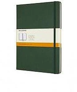 Moleskine 8058647629100 notatniki - klasyczna kolekcja Xlarge, w linie, twarda okładka zieleń mirtów - Artykuły biurowe - miniaturka - grafika 2