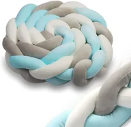 Ochraniacze do łóżeczka - Ricokids Otulacz do łóżeczka Ricokids 3m - niebieski 722101 - miniaturka - grafika 1