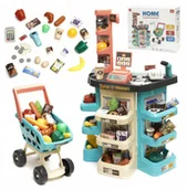 Zabawki AGD - Supermarket Sklep Kasa Fiskalna Wózek Akcesoria - miniaturka - grafika 1