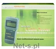 Narzędzia sieciowe - Alantec Tester okablowania LCD MT-8108 NI022 - miniaturka - grafika 1