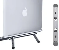 Części i akcesoria do laptopów - Oatsbasf Stojak uchwyt Oatsbasf mini podstawka pod laptopa notebooka Srebrny 9289X27 - miniaturka - grafika 1